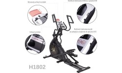 H1802 MAGNETYCZNY TRENAŻER ELIPTYCZNY PÓŁKOMERCYJNY HMS PREMIUM