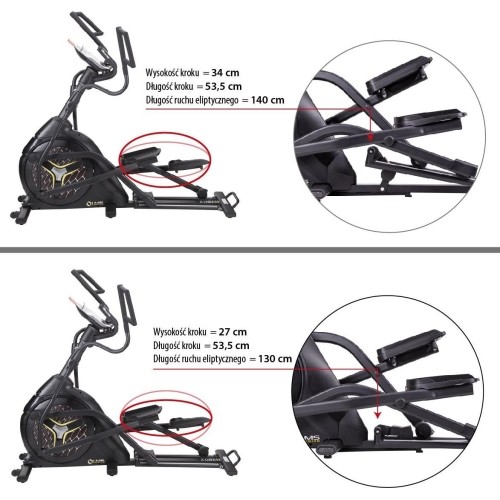 H1802 MAGNETYCZNY TRENAŻER ELIPTYCZNY PÓŁKOMERCYJNY HMS PREMIUM