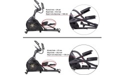 H1802 MAGNETYCZNY TRENAŻER ELIPTYCZNY PÓŁKOMERCYJNY HMS PREMIUM