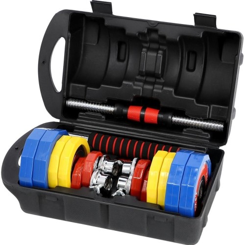 Zestaw hantli HMS SKC20 2x10 kg, Walizka transportowa