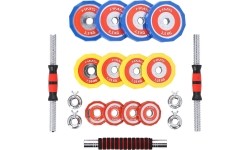 Zestaw hantli HMS SKC20 2x10 kg, Walizka transportowa