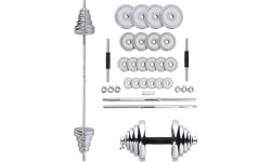 Zestaw hantli chromowanych z walizką HMS STC50 2x25kg