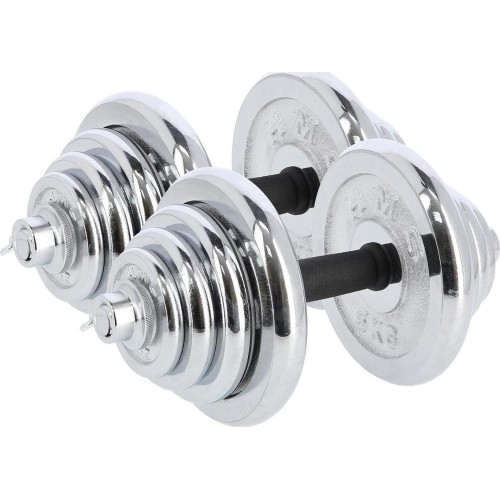 Zestaw hantli chromowanych z walizką HMS STC50 2x25kg