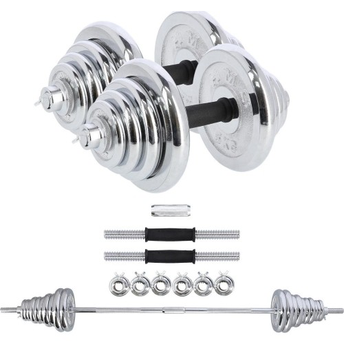 Zestaw hantli chromowanych z walizką HMS STC50 2x25kg