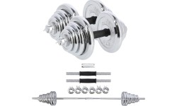 Zestaw hantli chromowanych z walizką HMS STC50 2x25kg