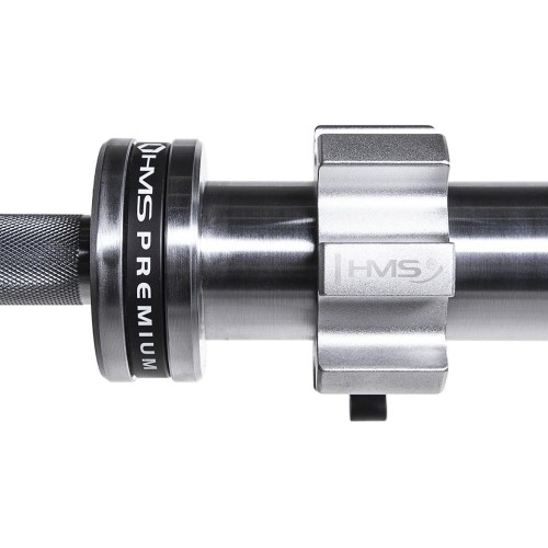 Gryf olimpijski HMS Premium GO901 220 cm, 900 kg, Z zaciskami