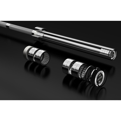 Gryf olimpijski HMS Premium GO901 220 cm, 900 kg, Z zaciskami