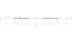 DRĄŻEK OLIMPIJSKI GO900 ZE SZCZĘKĄ BLOKUJĄCĄ HMS PREMIUM