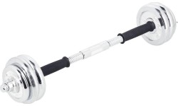 Zestaw regulowanych hantli chromowanych w walizce HMS STC55 - 55 kg