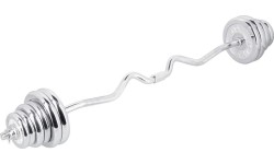 Zestaw regulowanych hantli chromowanych w walizce HMS STC55 - 55 kg