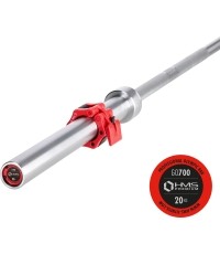Gryf olimpijski GO700 z zaciskami Lock Jaw HMS