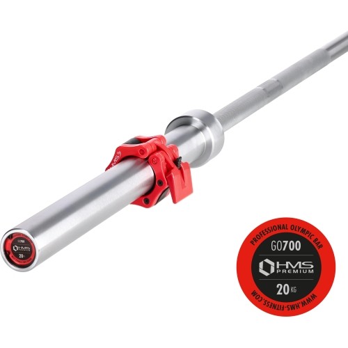 Gryf olimpijski GO700 z zaciskami Lock Jaw HMS