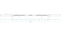 DRĄŻEK OLIMPIJSKI GO700 Z BLOKADĄ SZCZĘK HMS