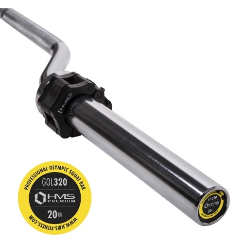 Łamany gryf olimpijski HMS GOL320 - 220 cm