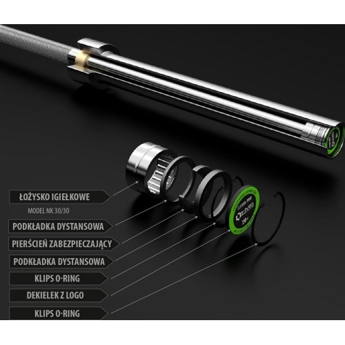 Drążek Olimpic HMS GOP220, 2200mm + Szczęka Zatrzaskowa ZG1000R