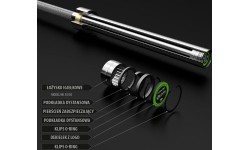 Drążek Olimpic HMS GOP220, 2200mm + Szczęka Zatrzaskowa ZG1000R