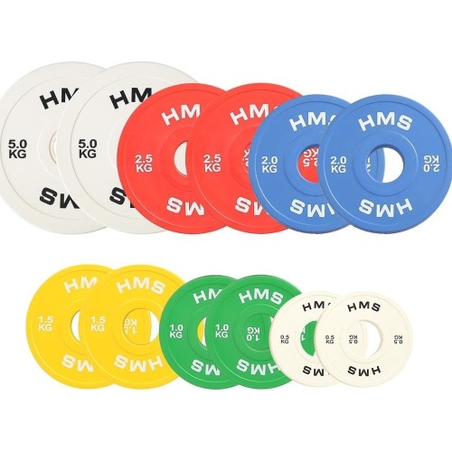 CBRS05 OLYMPIC BUMPER PLATE HMS - 2 x 2 kg