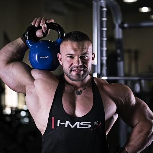 KETTLEBELL ŻELIWNY KNV HMS - 4 kg