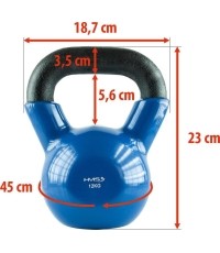 Kettlebell żeliwny KNV HMS - 12 kg