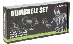 Gwintowany hantel HMS SG01, 7 kg