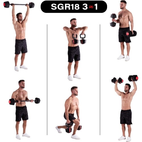SGR18 PRO SET 3W1 REGULOWANE HANTLE 20 KG HMS