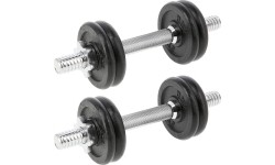 SG02 CAST IRON DUMBELLS 2x7KG HMS