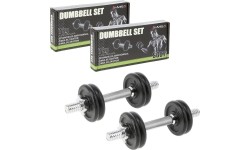 SG02 CAST IRON DUMBELLS 2x7KG HMS