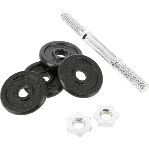 SG02 CAST IRON DUMBELLS 2x7KG HMS