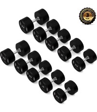 HPC SET ZESTAW HANTLI POLIURETANOWYCH 2 x 27,5 - 37,5 KG CPU (325 KG) HMS