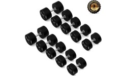 HPC SET ZESTAW HANTLI POLIURETANOWYCH 2 x 27,5 - 37,5 KG CPU (325 KG) HMS