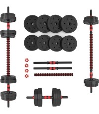 Kompozytowy zestaw sztangi i hantli SGP15 HMS - 15 kg
