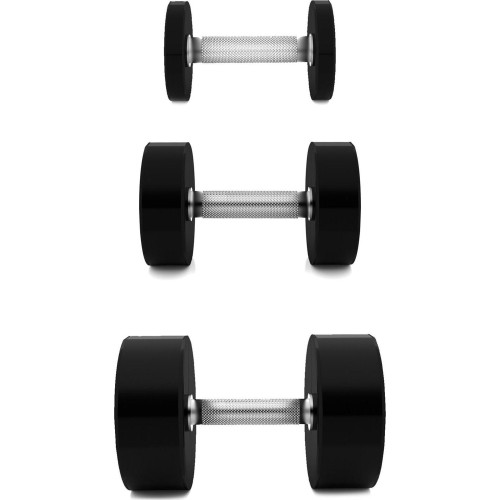 HPC SET ZESTAW HANTLI POLIURETANOWYCH 2 x 2,5 - 25 KG CPU (275 KG) HMS