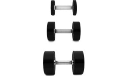 HPC SET ZESTAW HANTLI POLIURETANOWYCH 2 x 2,5 - 25 KG CPU (275 KG) HMS