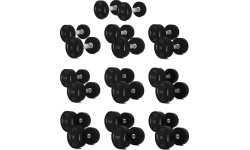 HPC SET ZESTAW HANTLI POLIURETANOWYCH 2 x 2,5 - 25 KG CPU (275 KG) HMS