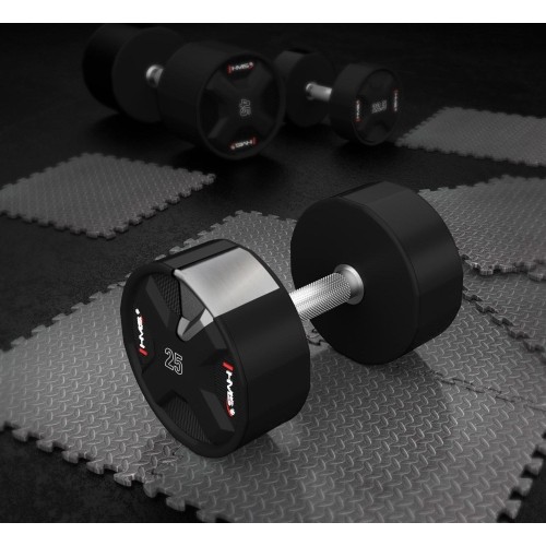 HPC SET ZESTAW HANTLI POLIURETANOWYCH 2 x 2,5 - 25 KG CPU (275 KG) HMS
