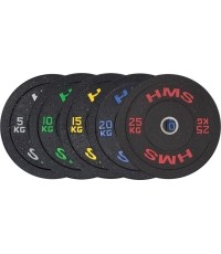 Talerz olimpijski bumper HTBR HMS - 25 kg