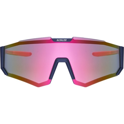 Sportowe okulary przeciwsłoneczne Altalist Kizuna z polaryzacją - White-Blue with Blue Lenses