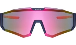 Sportowe okulary przeciwsłoneczne Altalist Kizuna z polaryzacją - White-Blue with Blue Lenses