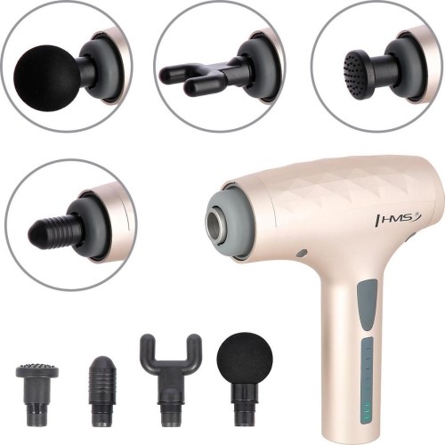 PDM3134I ZŁOTY PISTOLET DO MASAŻU HMS