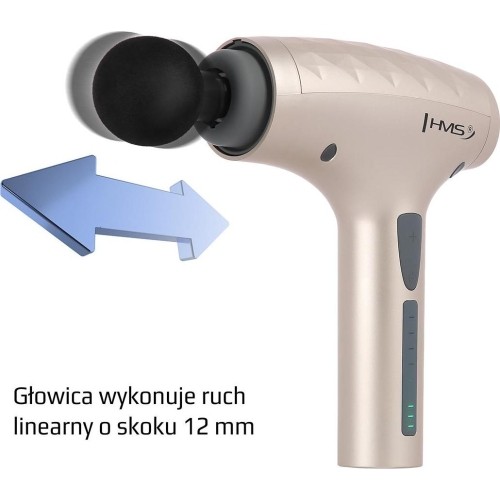 PDM3134I ZŁOTY PISTOLET DO MASAŻU HMS