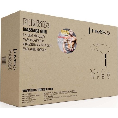 PDM3134I ZŁOTY PISTOLET DO MASAŻU HMS