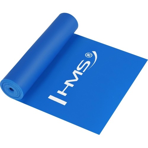 Taśma guma oporowa treningowa HMS GU01 - niebieska, 1200 x 120 x 0,4 mm