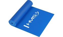 Guma oporowa fitness HMS GU01, niebieska, 1200x120x0,4 mm