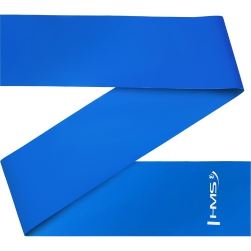 Taśma guma oporowa treningowa HMS GU01 - niebieska, 1200 x 120 x 0,4 mm