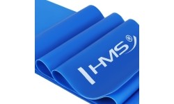 Guma oporowa fitness HMS GU01, niebieska, 1200x120x0,4 mm