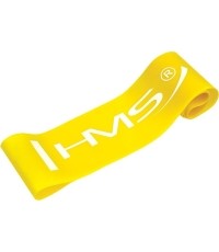 Guma do ćwiczeń HMS GU04 (żółta) 500 x 50 x 0,4 mm
