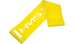 Guma do ćwiczeń HMS GU04 (żółta) 500 x 50 x 0,4 mm