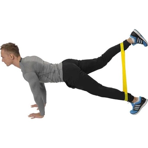 Guma oporowa treningowa HMS GU04, żółta