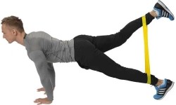 Guma oporowa treningowa HMS GU04, żółta