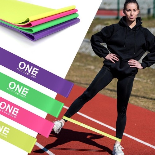 ZESTAW TAŚM DO ĆWICZEŃ PBF 04 ONE FITNESS